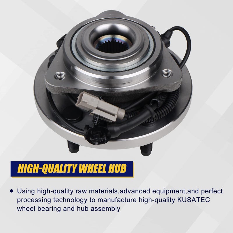 KUSATEC 513234 Front Wheel Bearing and Hub Assembly Fit For Jeep Grand Cherokee 2005 2006 2007 2008 2009 2010  Commander 2006 2007 2008 2009 2010  5 Lug w/ABS - Image 3